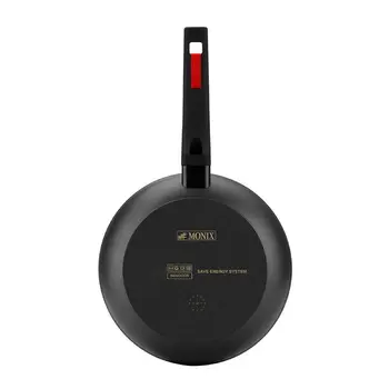 

SKILLET MONIX TITAN ROCK M810026 - Ø 26CM-BASEMAN THICKNESS 4MM-FORGED ALUMINUM-TITANIUM REINFORCED-FULL INDUCTION