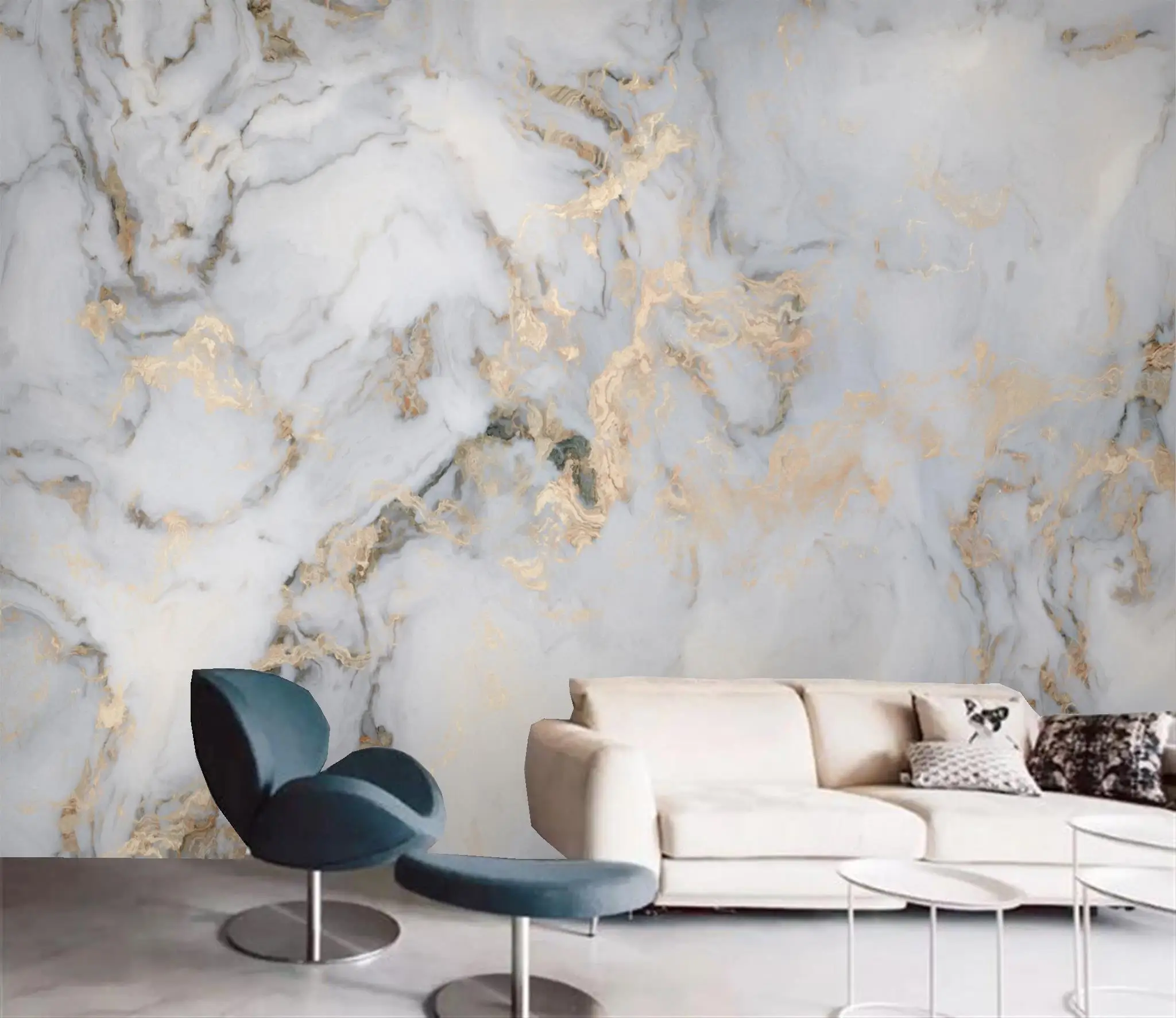 

Customized Modern Fashion Abstract Line Gray Gold Abstract Design Wallpaper Self Adhesive Peel and Stick Wall Sticker Wall Decor