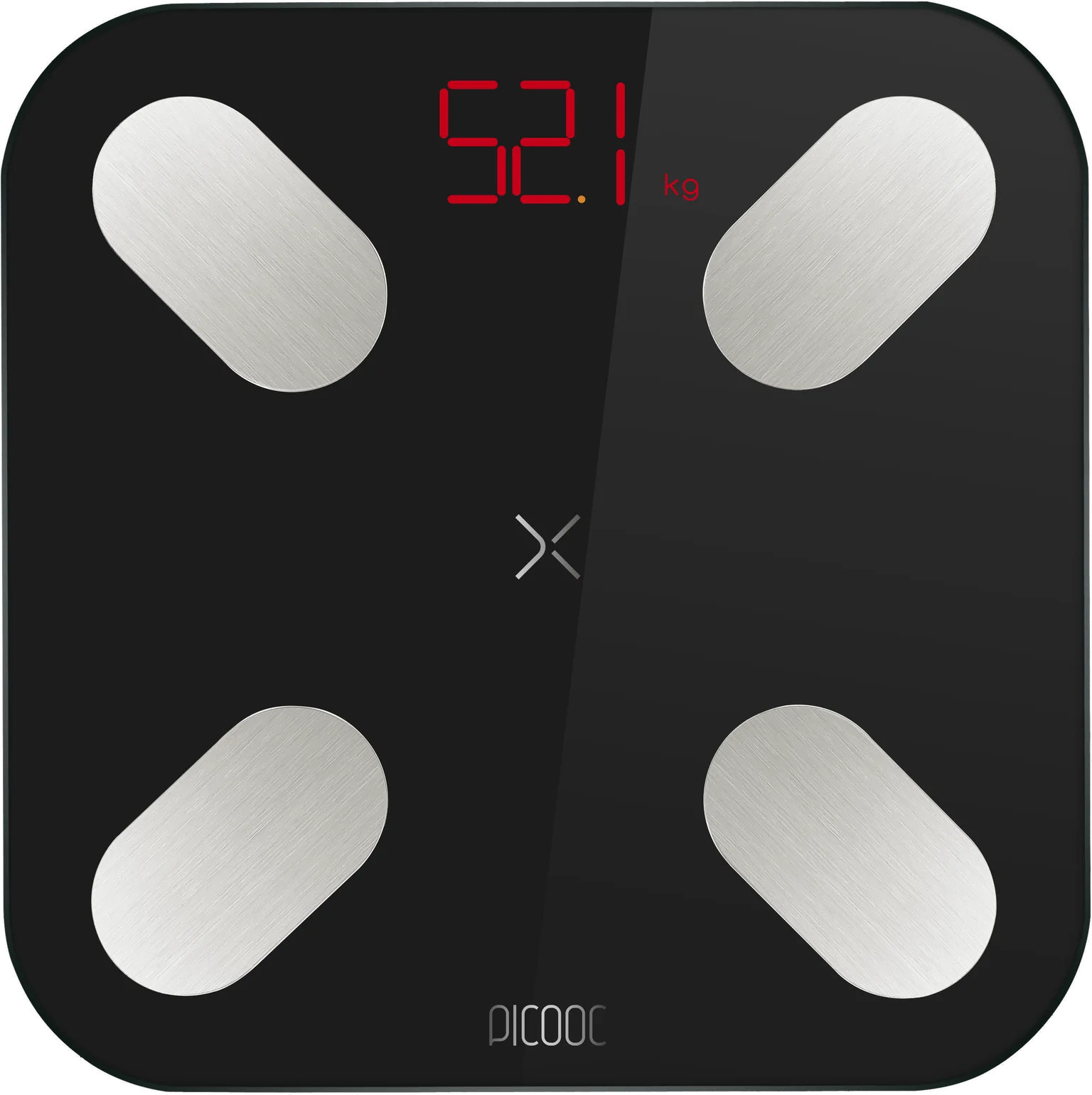 Умные весы Picooc Mini(Bluetooth, 26х26 см) цвет черный