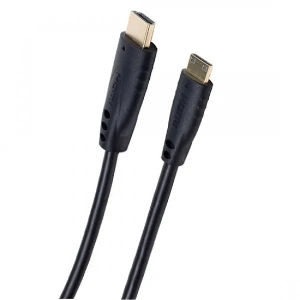 Кабель Interstep miniHDMI тип C HDMI-130C 1м