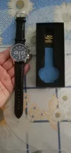 LIGE-Reloj ejecutivo de lujo para hombres, cronógrafo de cuarzo, con correa de cuero e indicador de fecha, estilo casual, a la moda, marca superior, con caja