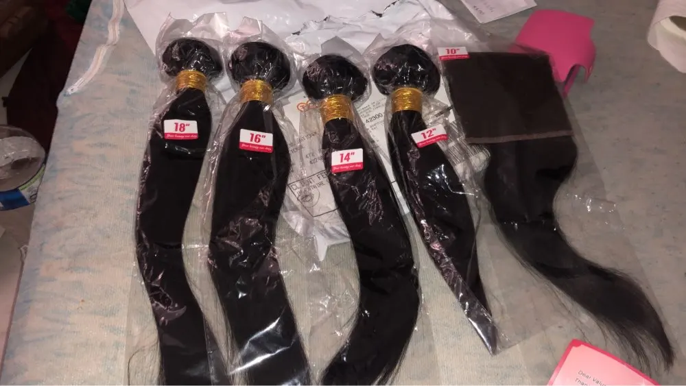 Straight Brazilian Straight 4 Bundles Frontal photo review