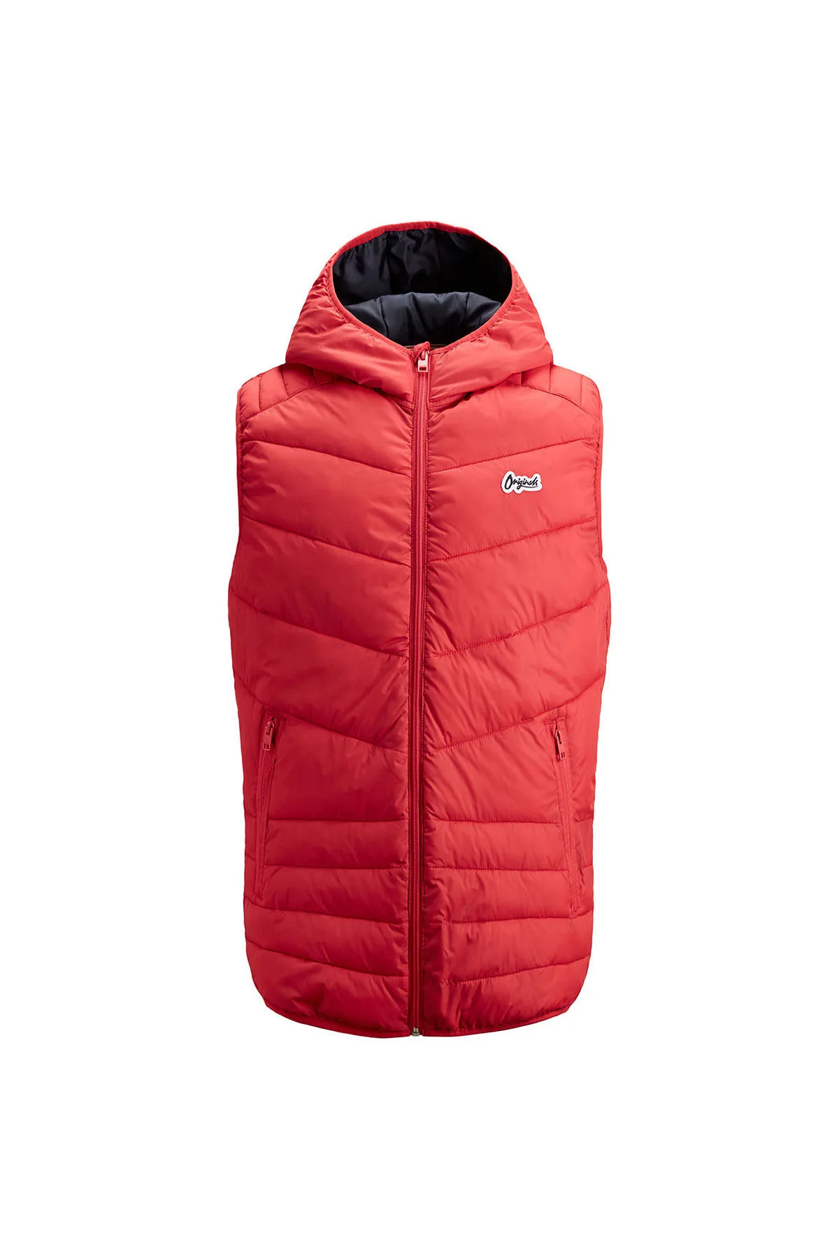 Красный Мужской жилет JACK& JONES ORIGINALS 12138351 - Цвет: Красный
