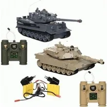 Радиоуправляемый танковый бой Zegan M1A2 vs Tiger масштаб 1:28 2,4G- 99827