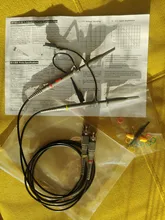 P6100 2 UNIDS Prueba Kit DC-100MHz Sonda de Osciloscopio Alcance Clip Sonda de 100 MHz Tektronix Para HP X1/X10 sonda osciloscopio al por mayor