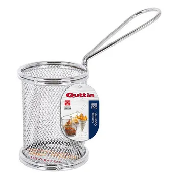 

Basket for Presenting Aperitifs Quttin Circular Stainless steel (ø 7 x 9 cm)