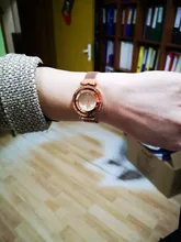 Relojes de lujo con correa de red magnética para mujer, pulsera de oro rosa, reloj femenino