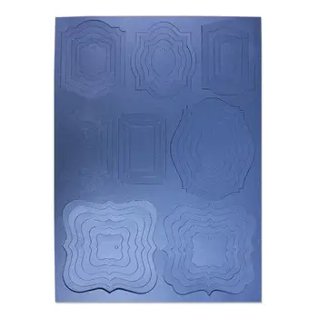 

Вф2 set 'рамочки', pack/37 PCs. (009 blue перламутровый)