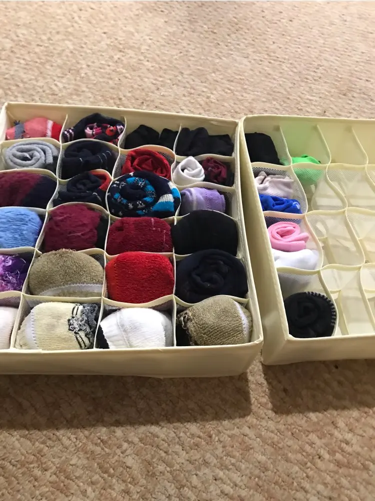 Underwear Storage Box Drawer Organizer photo review