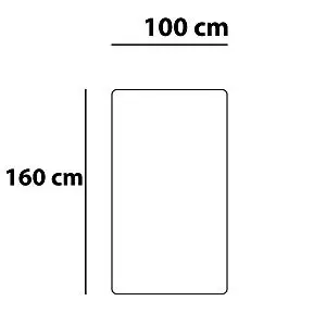  Camry CR 7422 Electric Heated Bed 160x100 cm 8 Levels Temperature Timer Washable polar Fleece White