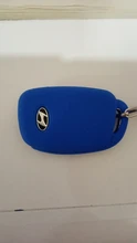 Funda de silicona titular de la clave para Hyundai Solaris Creta Ix25 Kona Tucson Sonata I40 Elantra Ix35 I20 Ix45 2019 clave Set de fundas