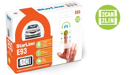 Автосигнализация StarLine E93 2CAN+2LIN Охранно-телематический комплекс