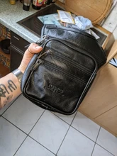 Bolsa cartuchera de cuero genuino para hombre, bolso cruzado, riñonera cinturón, cadera, viaje, motocicleta, bandolera mensajero