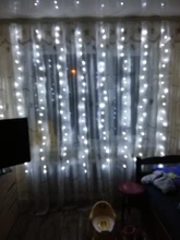 Curtain-Light Garland Led-String Garden Icicle Wedding Birthday-Party 300LED 110V 220V