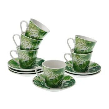 

Piece Coffee Cup Set Porcelain (6 Pieces)