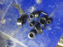 Localizador de taladro de carpintería, broca de taladro, collares de parada de profundidad, posicionador de anillo, broca de taladro de madera, 3-16mm, 8 uds.