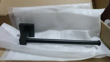Soap-Basket Paper-Holder Towel-Rack Bathroom-Accessories Toilet Black Aluminum WB8813