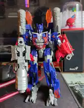 Robot de juguete transformable de 20cm para niños, figuras de dinosaurio de acción de plástico de aleación