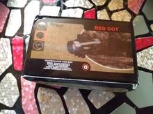 Mira telescópica para Rifle de caza táctica, visor óptico de 11mm y 20mm, punto rojo 1X40RD