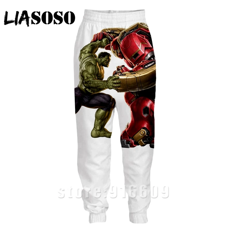 26 3d принт для мужчин и женщин Полная длина jogger дети Sweatpant зимние брюки с логотипом Халк Аниме Мстители повседневные забавные Топ спортивные брюки A368 - Цвет: 26