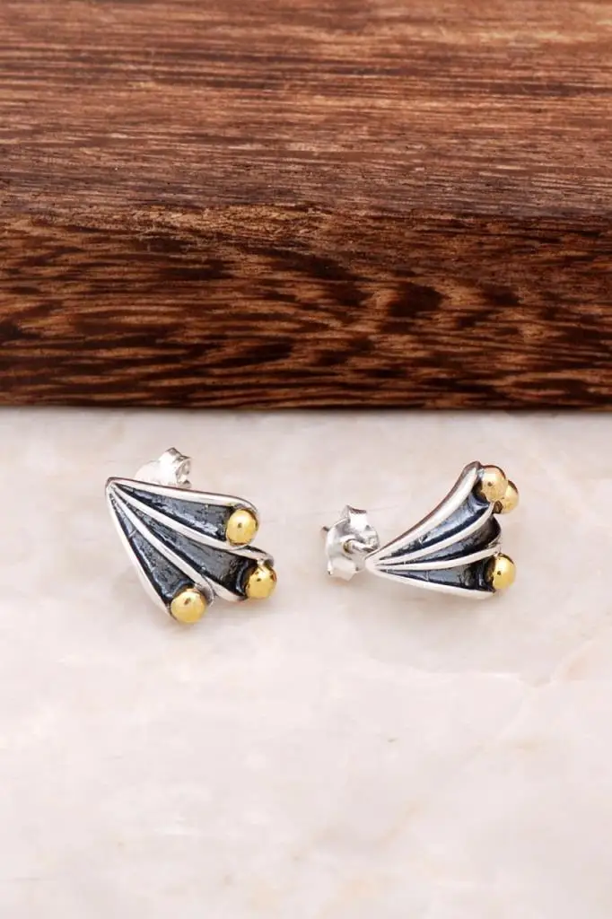 

Claw Design Silver Earring 4559 High Quality Hand Made Original Filigree Silver Jewellery Gift for Women