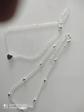 Vankim-tobilleras para mujeres, joyería de pies para sandalias de ganchillo, corazón Simple, Pies Descalzos, pulsera para tobillo de dos capas, 2019