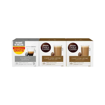 

Coffee Capsules Nescafé Dolce Gusto Cafe Au Lait Ristretto Barista (48 uds)
