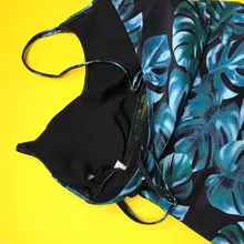 Riseado-bañador Vintage de una pieza para mujer, ropa de baño de malla, traje de baño negro con correa, ropa de playa, trajes de baño XXL 2021