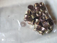 Rosca de acero al carbono M46 M8 M10 para inserción de madera, Tuercas de cabeza hexagonal con brida para muebles, 10/5 Uds.