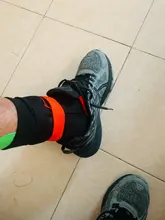 Kuangmi 1 pc Ankle Support Brace Sports Foot Stabilizer Adjustable Ankle SockStraps Protector Football  Guard Ankle Sprain Pads