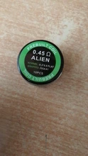 1 Juego de bobinas de Clapton de colmena fundida retorcida preconfeccionada envuelta Alien Mix Twisted Quad Tiger bobina RDA de resistencia de calentamiento piezas de herramientas