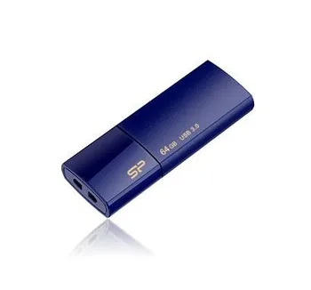 

Flash drive 64GB Silicon power blaze B05, USB 3.0, blue (sp064gbuf3b05v1d)
