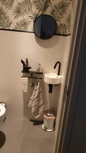 Toilet-Shelf Bathroom-Accessories Paint Double-Paper-Holder Aluminum-Material Phone-Rack
