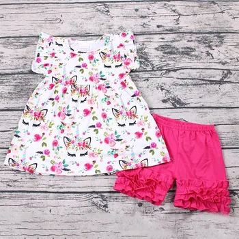 

Kids Clothing Hot Selling Models Girls Children Clothes Girls 2 Piece Set Cotton Outfit Factory Direct Sale Girls' Clothing Sets