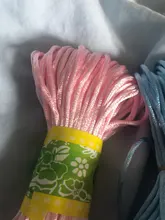 Cordón de nailon de 20 metros y 2MM, hilo de cuerda suave de satén chino, macramé, lazo, pulsera trenzada, borlas, hilo para ABALORIOS