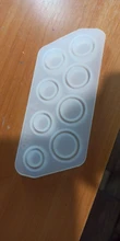 8 Uds molde de silicona de anillo de tamaños surtidos para joyería de resina molde de fundición de resina tamaño de EE. UU. 5-12