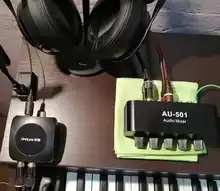 Audio-Mixer Stereo Switch-Free 1-Output GHXAMP Multi-Channel Rca-Interface 5-Input Reverberator