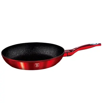 

Вн-1252 burgundy metallic line frying pan 24 cm