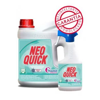 

NEOQUICK disinfectant hidroalcohólico surface rinse. 6u's cash box x 750ml sprayer