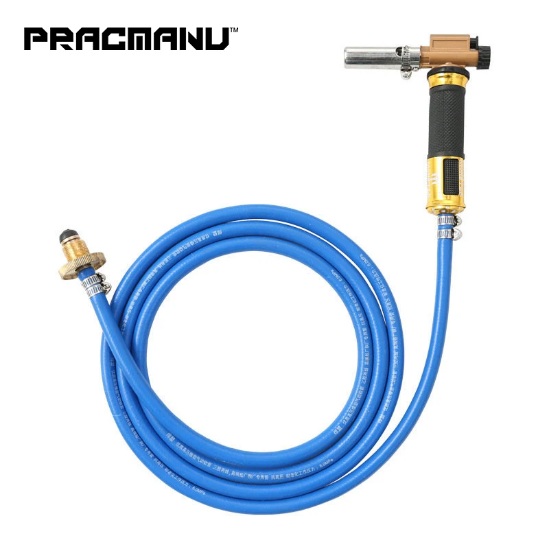 

PARMANU electronic ignition liquefied gas torch cutting torch kit with 2.5M explosion-proof tube for welding, cooking, etc.