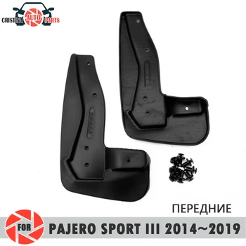 

Car mud flaps for Mitsubishi Pajero Sport 2014~2019 mudflaps splash guards mud flap front mudguards fender car accessories