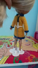 Soporte para muñecos, 12 colores, para muñeca Blyth, cuerpo articulado, muñeca Normal, accesorios