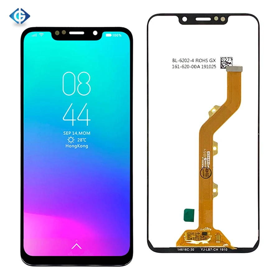 6 2 ''полный экран для Tecno power 3 LB7 ЖК дисплей сенсорный в сборе Pouvoir3 запасные