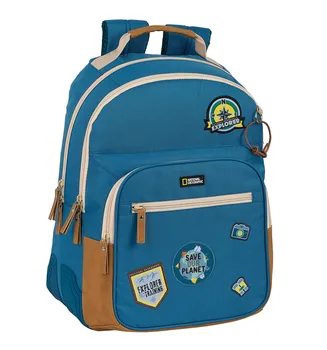 

DOUBLE BACKPACK ADAPT.CAR RECYCLABLE NATIONAL GEOGRAPHIC "EXPLORER"