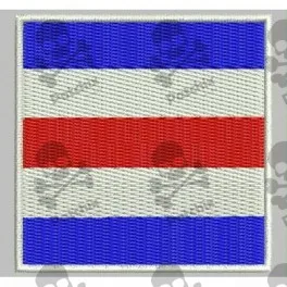 

Embroidered patch NAUTICAL FLAG LETTER C (ICS CHARLIE)