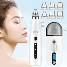 Facial Blackhead Remover Face Deep Cleaner Remove Pore Acne Pimple Black Head Vacuum Suction with Moisture Tester Skin Care Tool