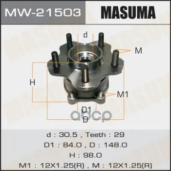 Ступичный Узел Masuma Mw21503 Masuma арт. MW21503