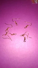 Accesorios de joyería Diy, ganchos para pendientes de tono dorado/plateado/bronce/plateado de 20x18mm