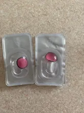 2 unids/par Rosa lentes accesorios de anime de lentes de contacto de Color lentes de Color ojo póngase en contacto con Lenases Yealry UYAAI Anime cosplay