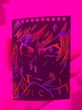 Cuaderno de grafiti de bobina Kawaii, libreta para pintar con página negra, libro mágico de dibujo para niños, Bloc de notas, regalo de papelería